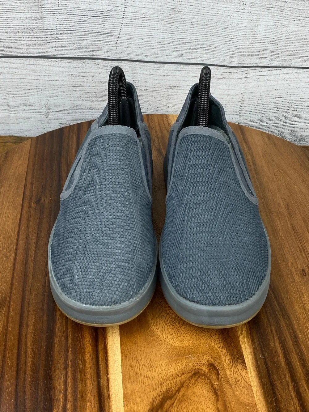 OluKai Ki'ihele Women's Slate Gray Slip On Sneaker Loafer Shoe Size 9 EU 39